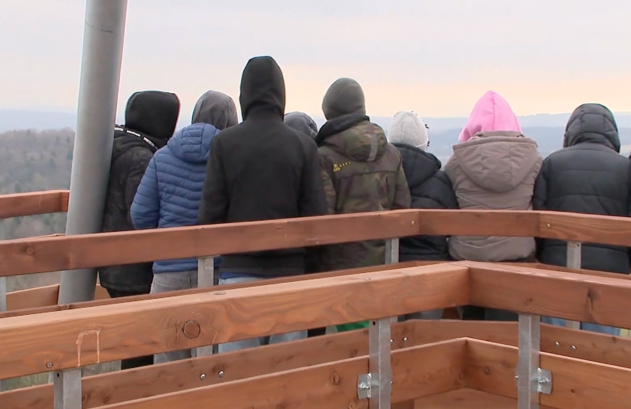 Widok z wieży na Wisowej