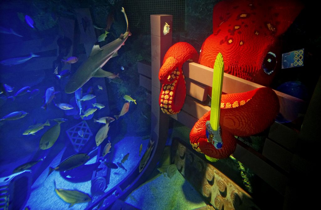LEGO® City Deep Sea Adventure submarine ride grand opening on Monday, July 2, 2018 at Legoland California.(Photo by Sandy Huffaker/Legoland)