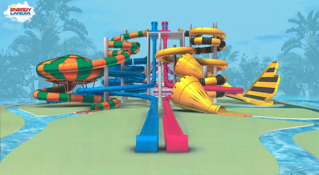 Wizualizacja kompaktu zjeżdżalni (fot. EnergyLandia)