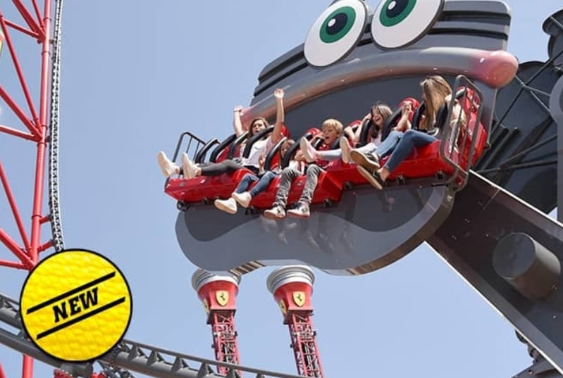 Ferrari Land Port Aventura Crazy Pistons