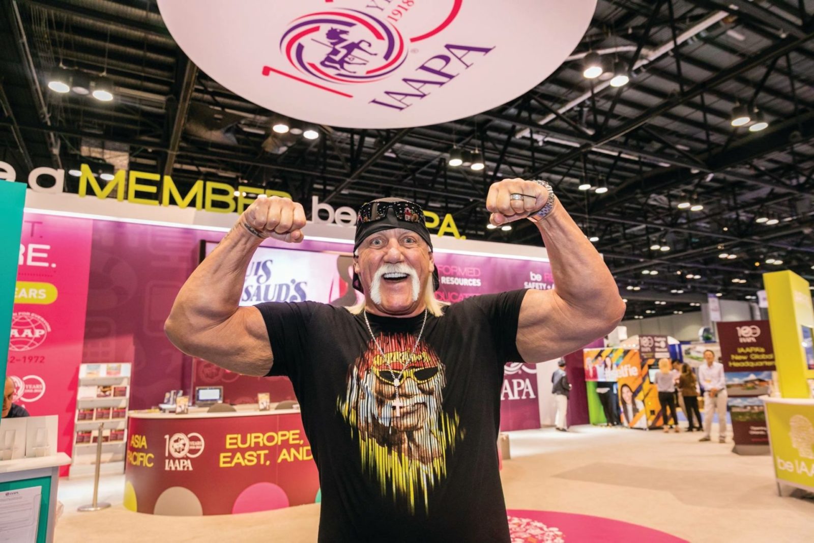 Hulk Hogan na IAAPA 2017 w Orlando