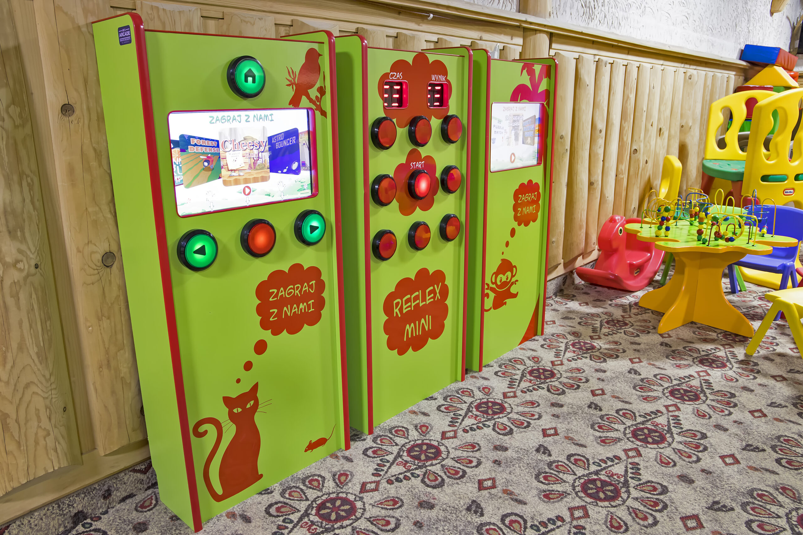 Interaktywne sale zabaw prosto z gór