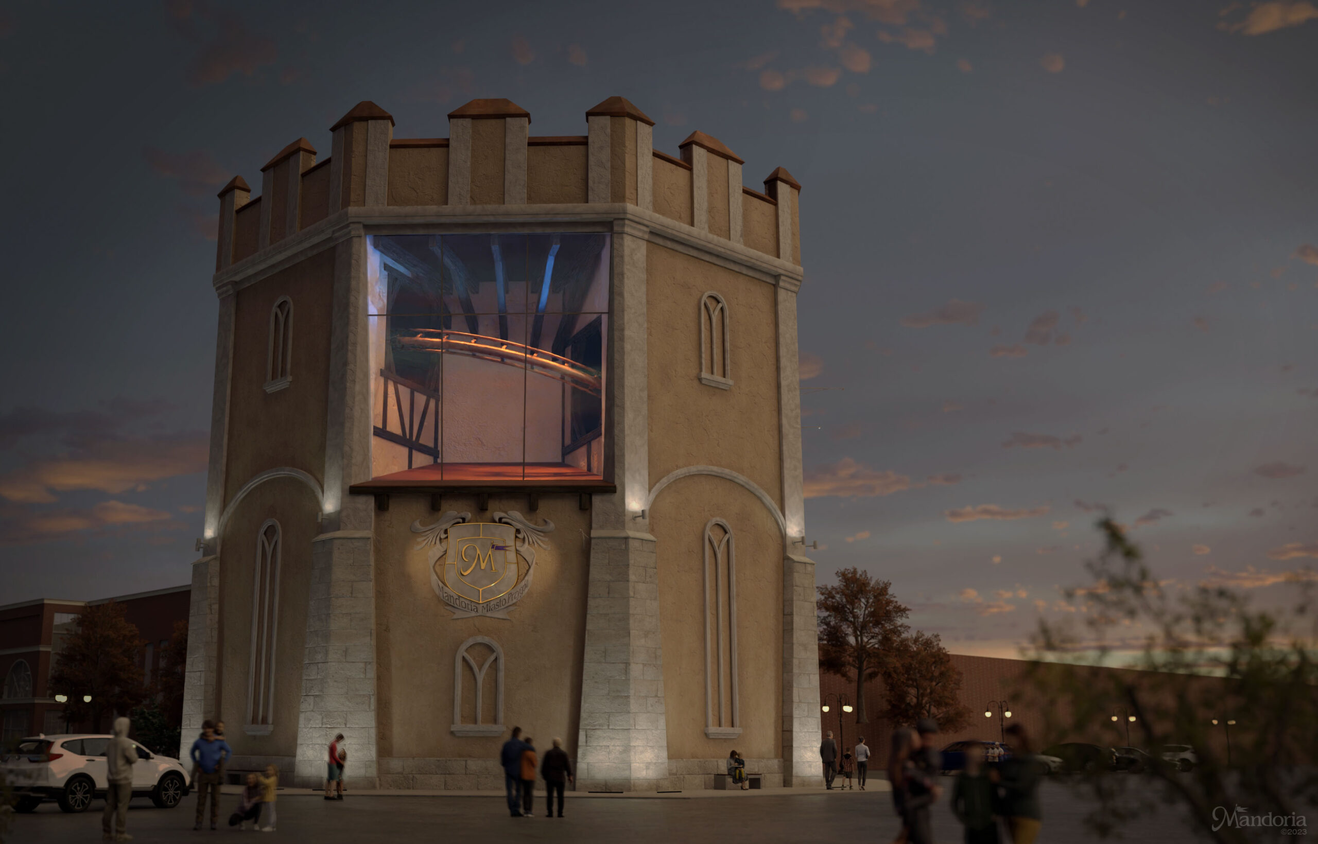 Mandoria: Ruszają prace nad budową pierwszego na świecie Family Launched Coastera pod dachem!