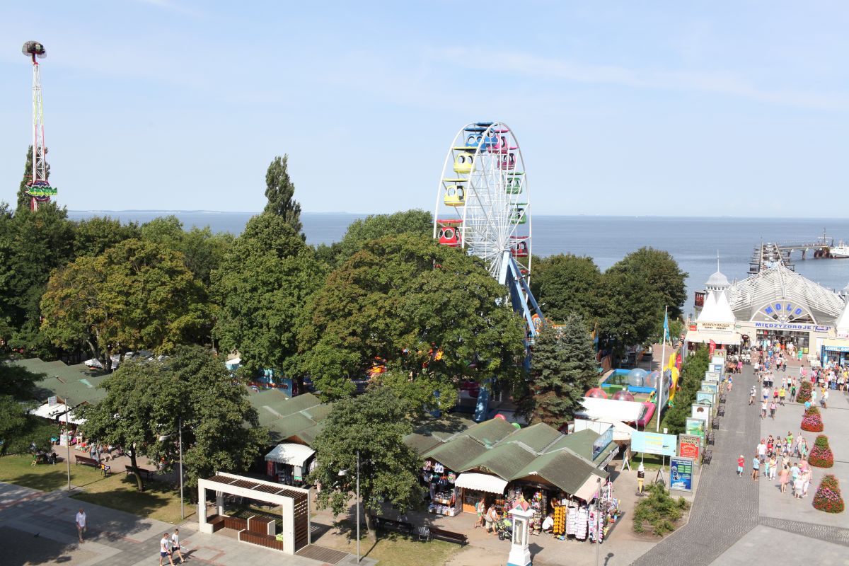 W Międzyzdrojach jak w Santa Monica – można oglądać morze z Koła Młyńskiego