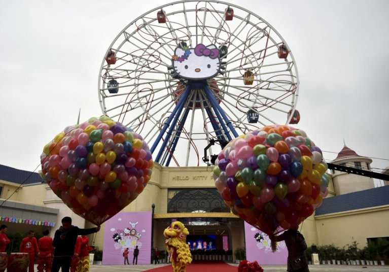 W Chinach powstał największy na świecie park Hello Kitty