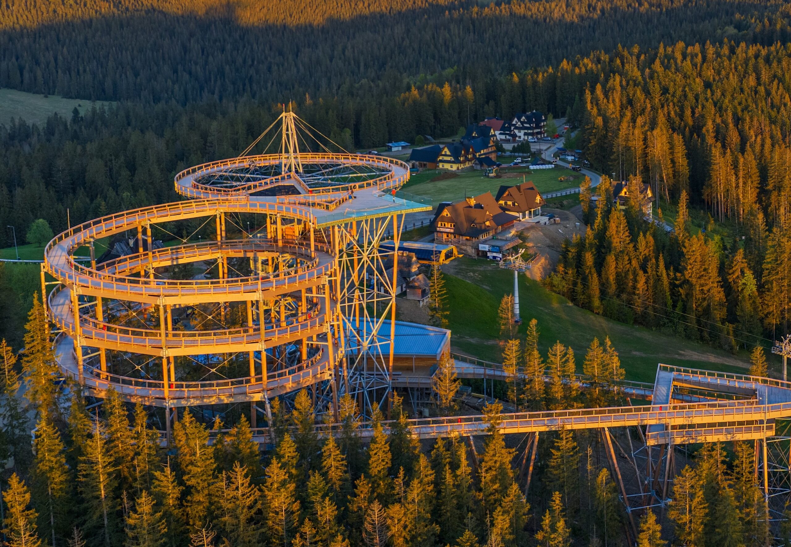 Otwarcie Sky Walk Serce Poronina. Ścieżka w chmurach ruszy jeszcze w maju