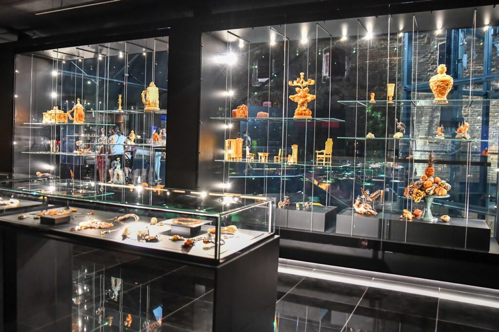 Wystawa muzeum bursztynu