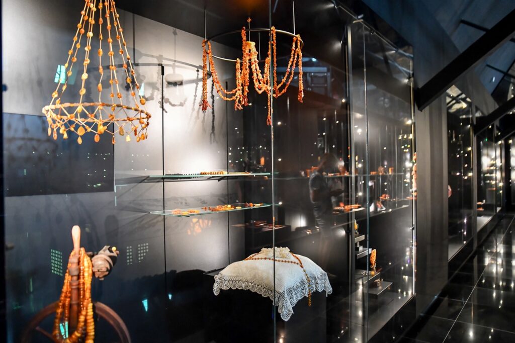Wystawa muzeum bursztynu