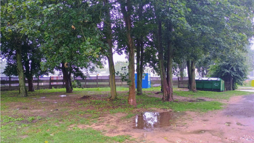 Nowy park linowy w Mławie