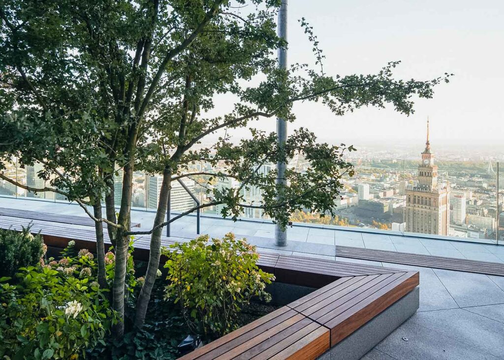 Widok z Highline Warsaw