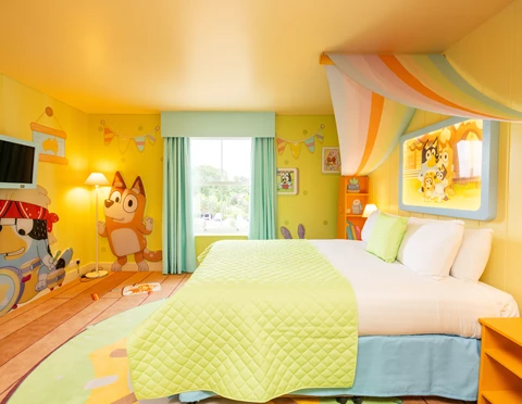 pokój hotelowy Bluey