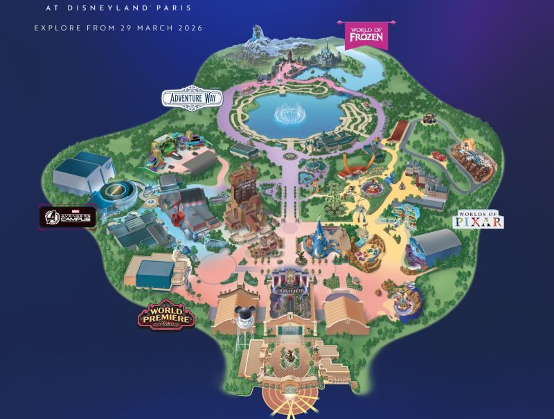 Disney Adventure World coraz bliżej. Jest nowa mapa parku