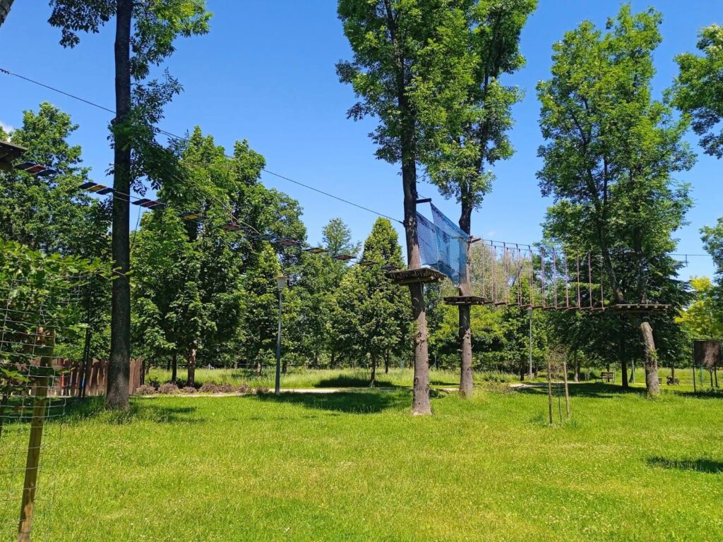 park linowy w Milówce