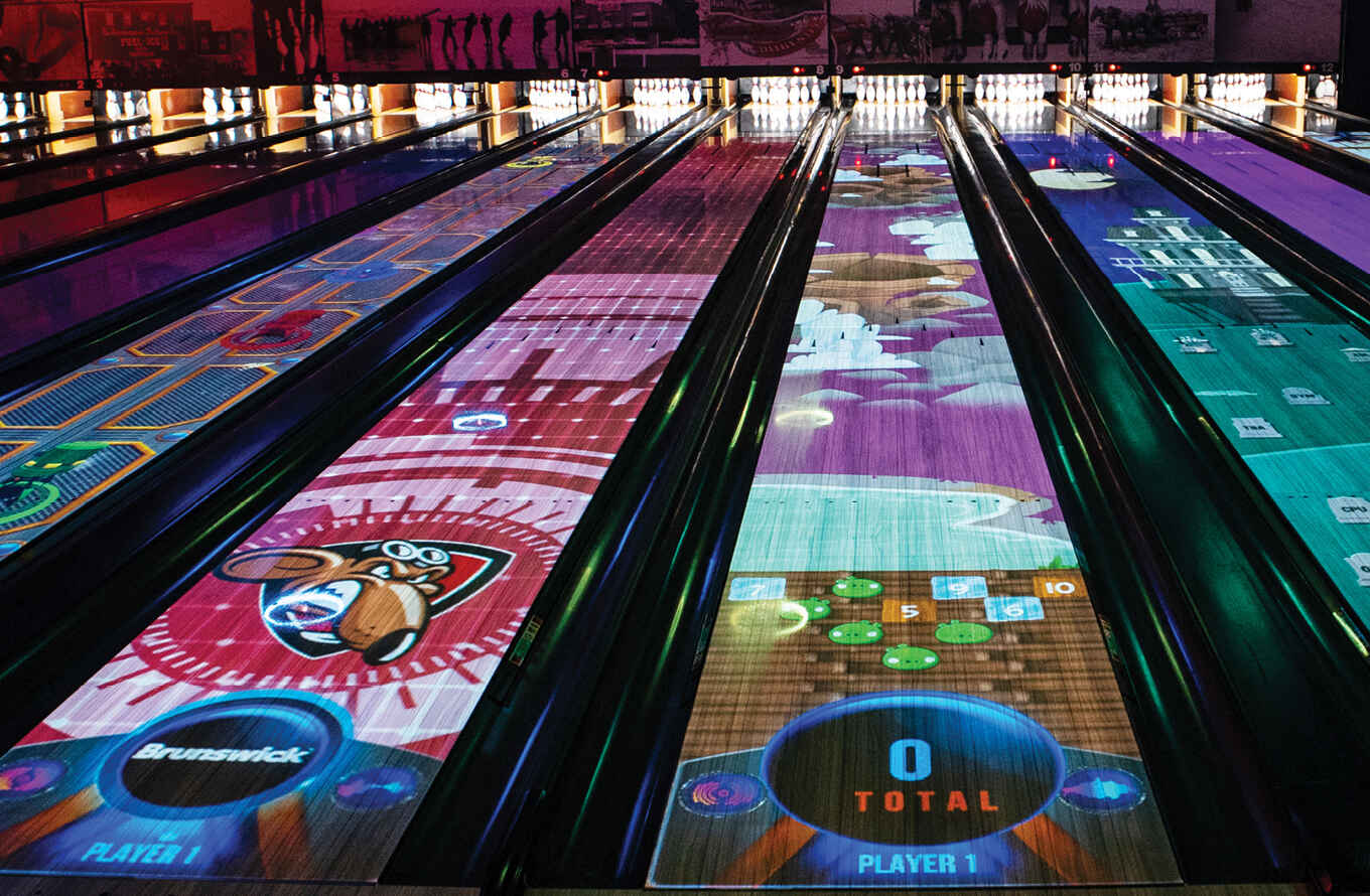 Projektory wideo wzniosą grę w kręgle na wyższy poziom – Spark Immersive Bowling