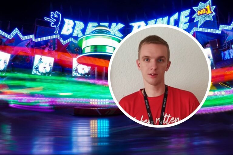 Próba bicia rekordu świata na Break Dancer
